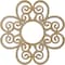 Ekena Millwork Cohen Wood Fretwork Pierced Ceiling Medallion, Hickory, 16"OD x 5 1/2"ID x 1/4"T CMWP16X16X0250COHI - alternate 3